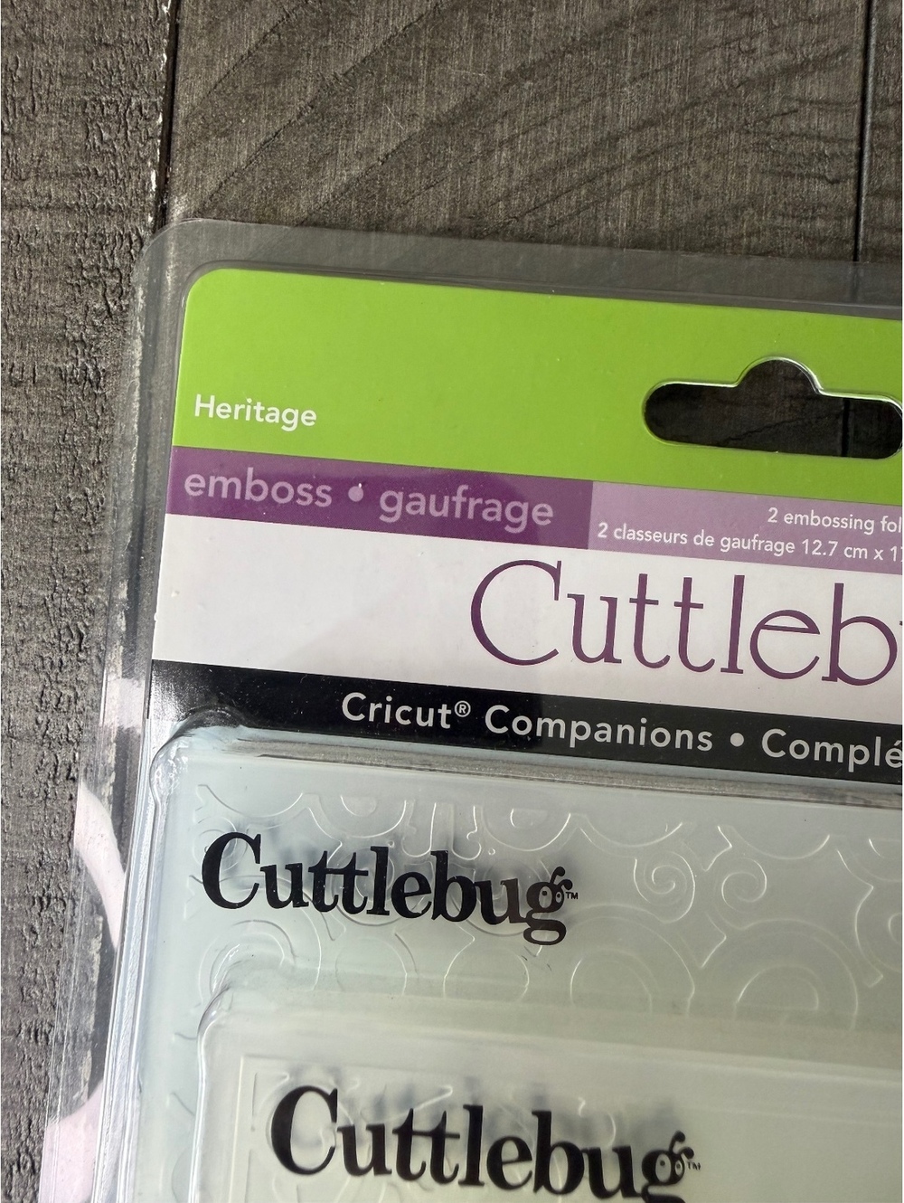 Cuttlebug Heritage Embossing Folder Set - Picture 2 of 6